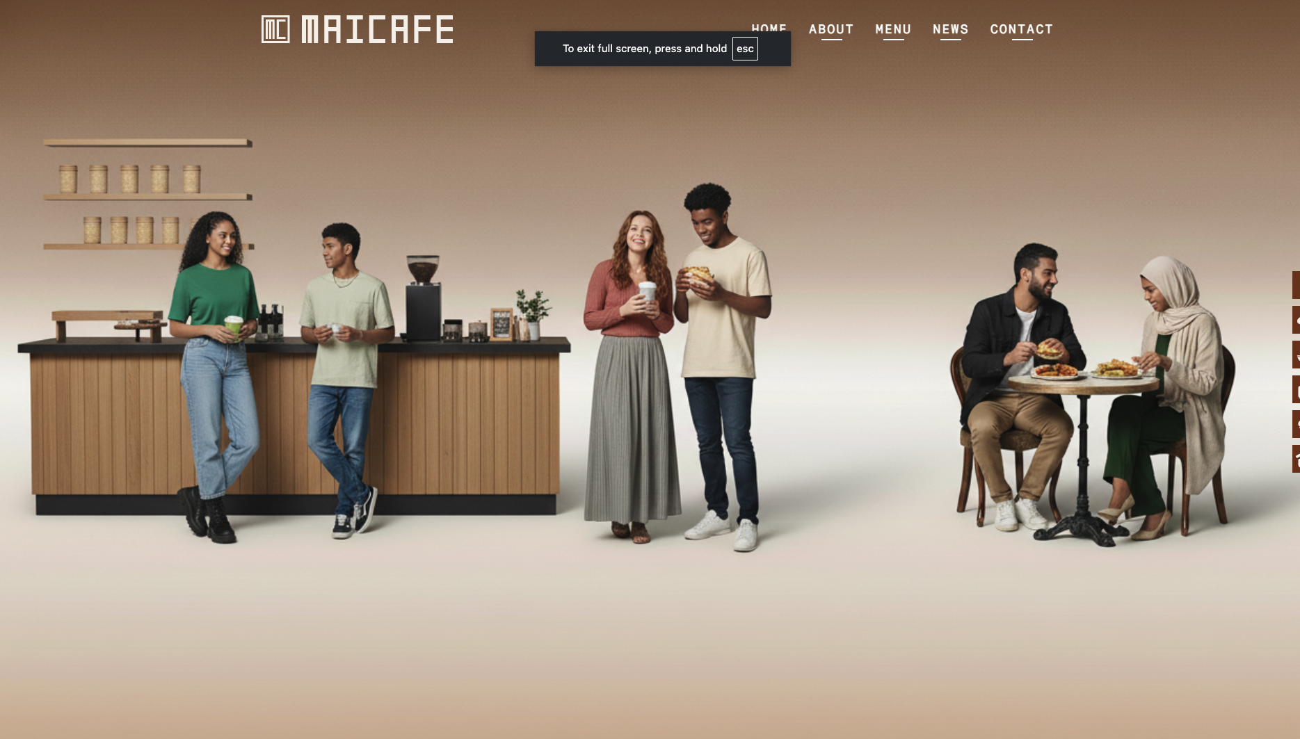 MAI Cafe – Restaurant Website & Online Ordering System